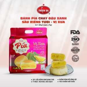 Bánh Pía số 12 - Chay - Đậu xanh, 20% Sầu riêng 300g